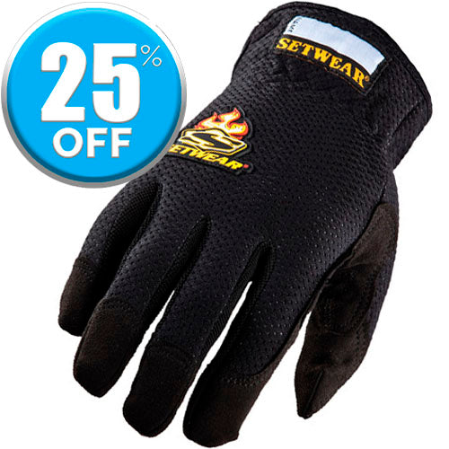 25 percent off black large size Setwear Original Fingered Gloves on sale.