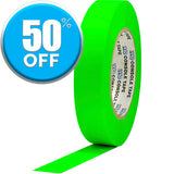 On Sale Pro Tapes® one inch neon fluorescent green Paper Console Tape  available at Dependable Expendables in Dallas, Texas.