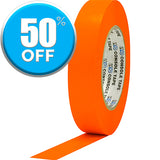 On Sale Pro Tapes® one inch neon fluorescent orange Paper Console Tape available from Dependable Expendables in Dallas, Texas.