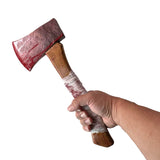 Realistic Foam Rubber 13.25 Inch Small Hatchet Axe Prop- Bloody Gauze