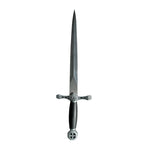 Ornate Celtic Dagger with Cross Pommel used for costume and letter opening. Blade is stainless steel and very reflective