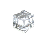 Single fake ice cubes are made of high quality clear acrylic plastic