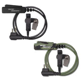 On Set Headsets FilmPro Shorty radio Walkie surveillance Headset with Motorola 2 pin connector in black and camouflage available at Dependable Expendables Dallas Texas