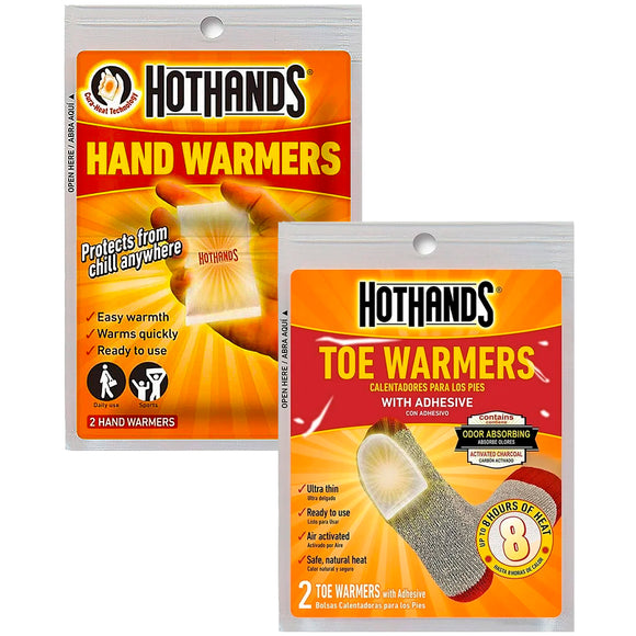 HotHands 8 Hour Toe, Hand and Body Warmers - Dependable Expendables