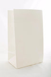 Silent White Fast Food Carry Out Bag