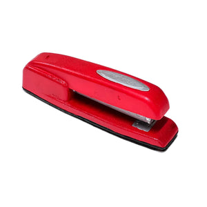 Classic Red Foam Stapler Prop for use in movie, stage, or television productions