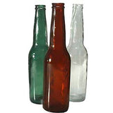 SMASHProps Clear, Amber and Green Breakaway Beer or Soda Bottle Props for television, film or live theater production Dependable Expendables