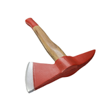 Spike Belt Axe prop is hand crafted from flexible urethane foam rubber and measures 20 inch in length-Red 