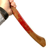 bloody Large Foam Rubber Single Head Two-Hand Axe Stunt Prop