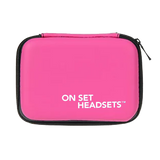 Pink On Set Headsets FilmPro travel case available at Dependable Expendables