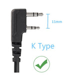 On Set Headsets Filmpro K1 Kenwood 2-pin connector compatible surveillance headset