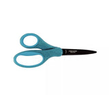 Fiskars 7 inch Turquoise Glitter Comfort Grip Scissors Non Stick