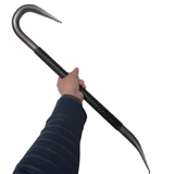 26.5 inch Black and silver foam rubber crowbar prop for theater, movie, tv and live events