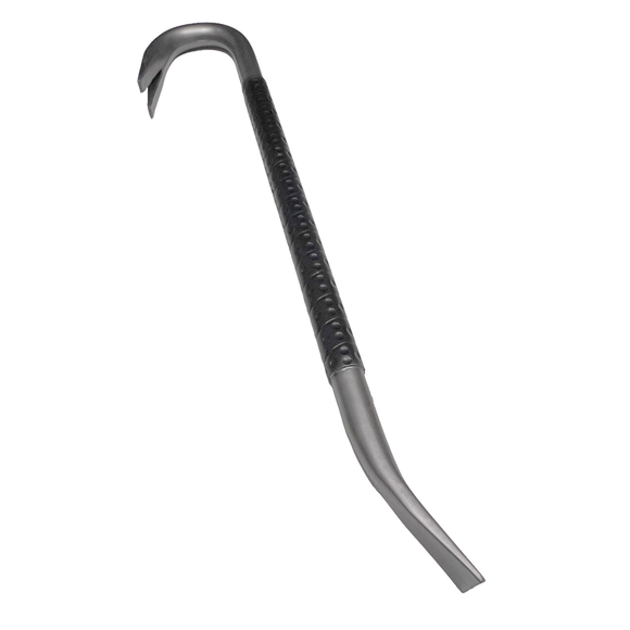 26.5 inch Black and silver foam rubber crowbar prop for theater, movie, tv and live events