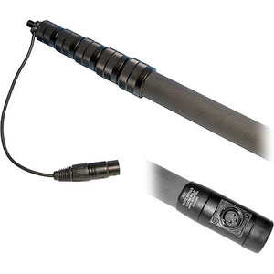 PSC Large Elite Pole - Coiled Cable w/Right Angle XLR, 3' 2" - 12' 6" - Dependable Expendables