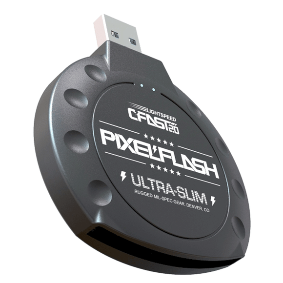 PixelFlash CFAST 2.0 Card Reader USB 3.0 SATA III 500MB/s - Dependable Expendables