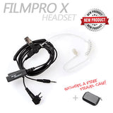 FilmPro X Walkie Headset w/3.5mm Input and Case - Dependable Expendables