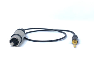 18" XLRF to 1/8" TS Cable