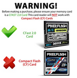 PixelFlash CFAST 2.0 Card Reader USB 3.0 SATA III 500MB/s - Dependable Expendables