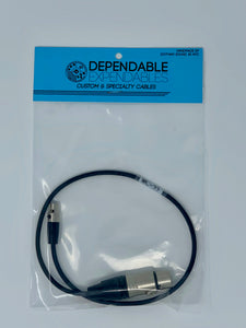XLR3F to TA5F Digital Cable - Dependable Expendables