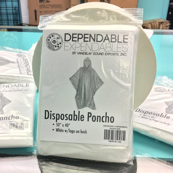 Disposable Rain Poncho - Dependable Expendables