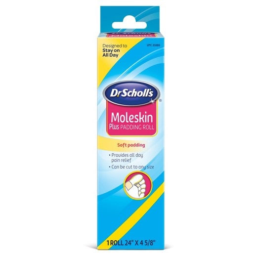 Moleskin Plus Padding, Roll - Dependable Expendables