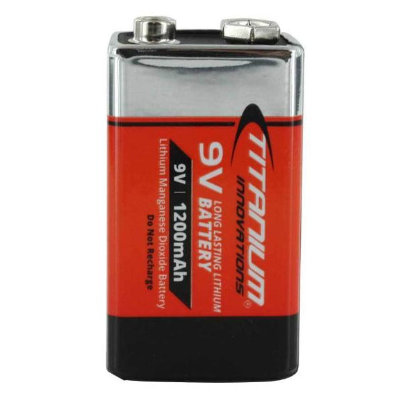 Titanium 9V Lithium Battery - Dependable Expendables