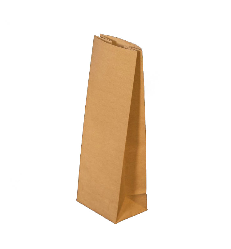Stock Unprinted Brown Kraft Paper Rx Bag